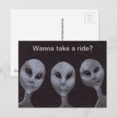 エイリアングレー ポストカード (正面/裏面)