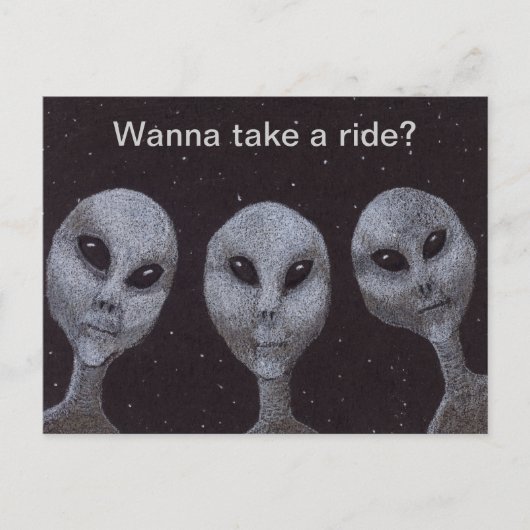 エイリアングレー ポストカード (正面)