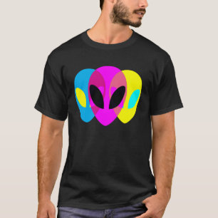 エイリアングレーCMYKトリプティック Tシャツ