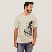 エイリアンコーヒー - 面白いSFホラー パロディ Tシャツ (正面フル)