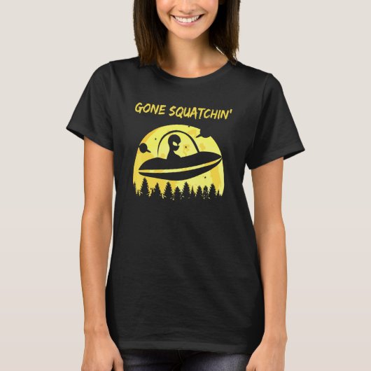 エイリアンゴーンスクアチン Tシャツ (正面)