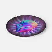 エイリアンサイケデリック瞑想 ペーパープレート (アングル)