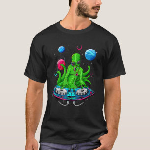 エイリアンサイケデリックDJ EDM Raver Trance Music Festival Tシャツ