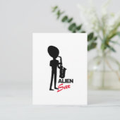 エイリアンサックス、地球外ミュージシャン ポストカード (スタンド正面)