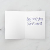 エイリアンサンタクリスマスカード シーズンカード (内部)