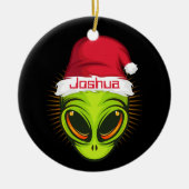 エイリアンサンタセラミックオーナメント セラミックオーナメント (正面)