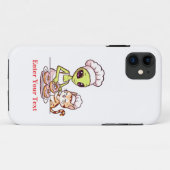 エイリアンシェフキャットドーナツかわいいデザイン Case-Mate iPhoneケース (裏面(横))