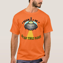 エイリアンシップビーム メンズTシャツ