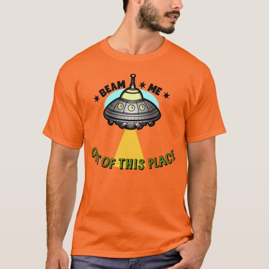 エイリアンシップビーム メンズTシャツ Tシャツ (正面)