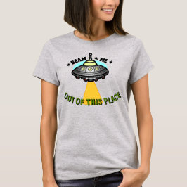 エイリアンシップビーム 女性用ベーシックTシャツ Tシャツ