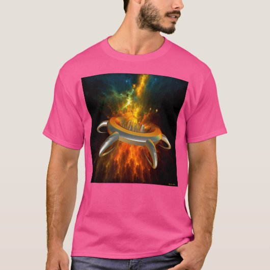 エイリアンシティイン宇宙 Tシャツ (正面)