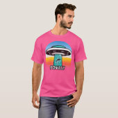 エイリアンシャツアブダクションUfoついに Tシャツ (正面フル)