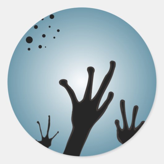 エイリアンシール – Science Fiction ラウンドシール (正面)