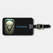 エイリアンスカルヘッドサンダー_コーブ ラゲッジタグ (正面横)