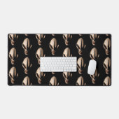 エイリアンスカル不気味SFテーマ デスクマット (キーボード&マウス)