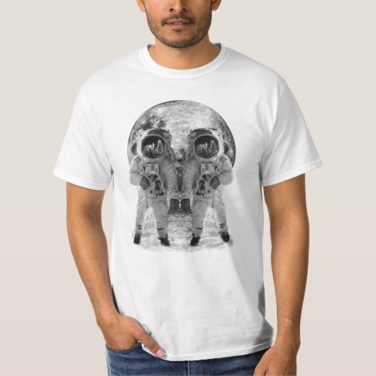 エイリアンスカル宇宙飛行士 Tシャツ (正面)