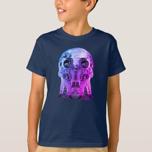 エイリアンスカル宇宙飛行士 Tシャツ (正面)