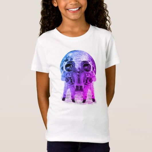 エイリアンスカル宇宙飛行士 Tシャツ (正面)