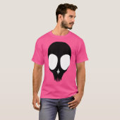 エイリアンスカル – 反転 – アウトラインなし Tシャツ (正面フル)