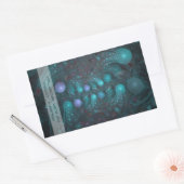 エイリアンスキン001 長方形シール (封筒)