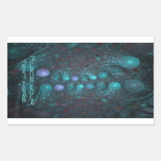 エイリアンスキン001 長方形シール