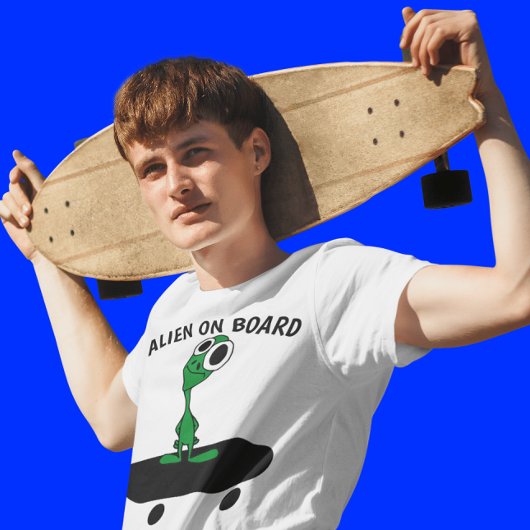 エイリアンスケートボードTシャツ Tシャツ