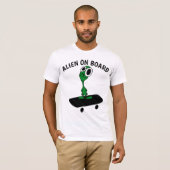 エイリアンスケートボードTシャツ Tシャツ (正面フル)