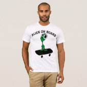 エイリアンスケートボードTシャツ Tシャツ (正面フル)