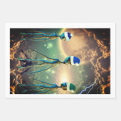 エイリアンスリーキングスラッピング紙シート ラッピングペーパーシート (正面)