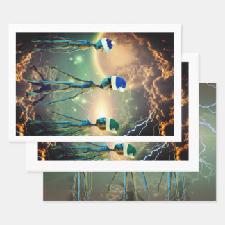 エイリアンスリーキングスラッピング紙シート ラッピングペーパーシート