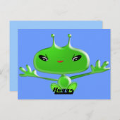 エイリアンズ・ハグス ポストカード (正面/裏面)