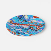 エイリアンソルトレイクと遠い都市おめでとう ペーパープレート (アングル)