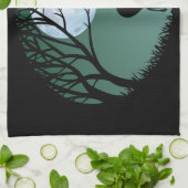 エイリアンタオカスタムルパーティーエイリアンE.T.ティータオル キッチンタオル (折り畳み)