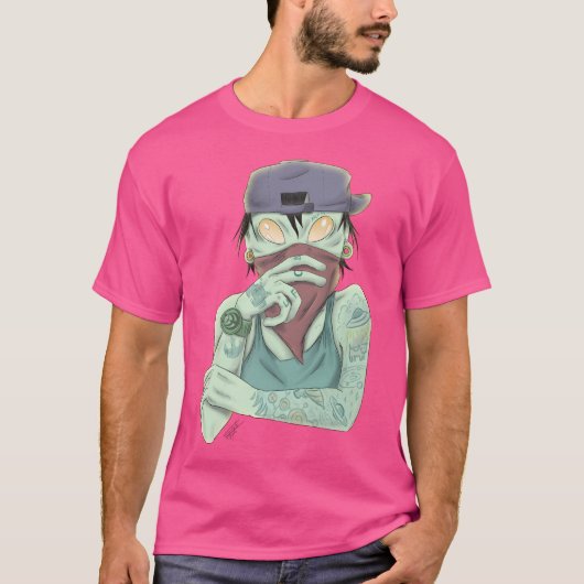 エイリアンタトゥー Tシャツ (正面)