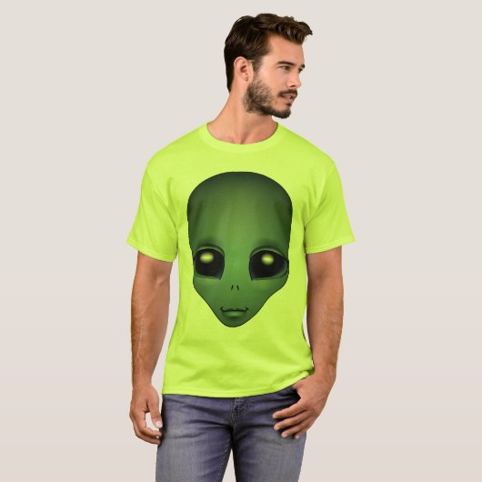 エイリアンタンクトップメンズグレーエイリアンマッスルシャツ Tシャツ (正面フル)