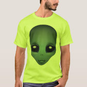 エイリアンタンクトップメンズグレーエイリアンマッスルシャツ Tシャツ (正面)