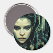 エイリアンテックガールSF マグネット (正面/裏面)