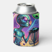 エイリアンディスクゴルフ 缶クーラー (缶裏面)