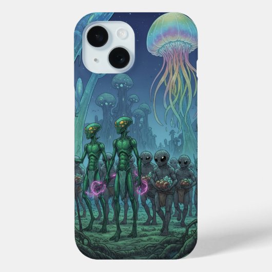 エイリアンディープシーエンカウンター Case-Mate iPhoneケース (裏面)