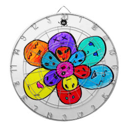 エイリアントリップ（幻覚体験）のような花 ダーツボード