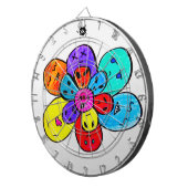 エイリアントリップ(幻覚体験)のような花 ダーツボード (正面右)