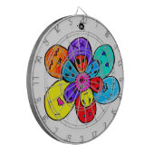 エイリアントリップ(幻覚体験)のような花 ダーツボード (正面左)