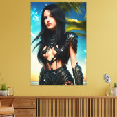 エイリアントロピカルバケーション069 キャンバスプリント (インサイチュ (リビング))