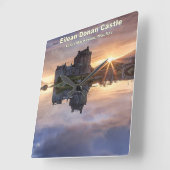 エイリアンドナン城 – マッケンジー・マクレクランス スクエア壁時計 (傾斜)