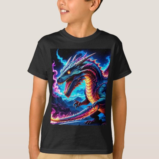 エイリアンドラゴン Tシャツ (正面)