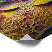 エイリアンナイトガーデンサイケデリックルシッドドリーム ポスター (角)