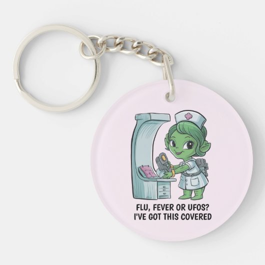 エイリアンナース キーホルダー (正面)