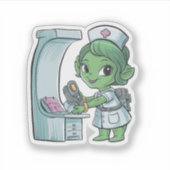 エイリアンナース シール (正面)