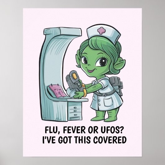 エイリアンナース ポスター (正面)