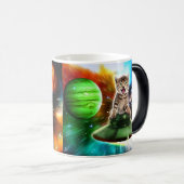 エイリアンネコufoソーサー モーフィングマグカップ (正面右)